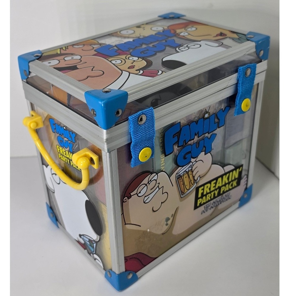 Family Guy Freakin Party Pack Complete DVD Collection Flight Case Poker Set READ